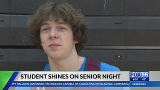 Bourbon County student athlete shines on senior night