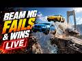 🛑 BEAM NG FAILS &amp; WINS LIVE | Crazy Supercar Bridge Jumps &amp; Epic Crashes