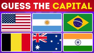 Guess The Capital City Of The Country (Easy, Medium, Hard) | Capital City Quiz @braincube1 by BrainCube 801 views 2 months ago 8 minutes, 12 seconds