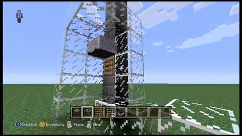 Minecraft- Minecart elevator tutorial.