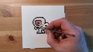 Mega man 1: Ice man timelapse build (NES)