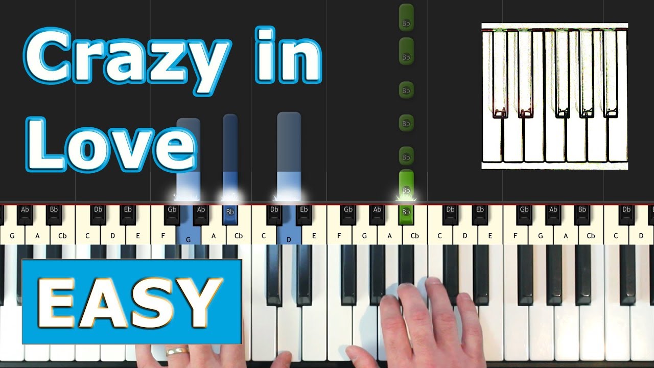 Beyonce - Crazy in Love Sheet music for Piano (Solo)