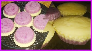 EASY STEAMED PURPLE SWEET POTATO PUTO / MY SPECIAL PURPLE SWEET POTATO PUTO CUPCAKE / DHINE TEH