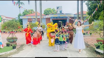 Trường MN Ngọc Vân  - Huyện Tân Yên tổ chức trải nghiệm "Bé vui đón tết trung thu"