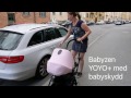 Babyzen yoyo som bilvagn med babyskydd