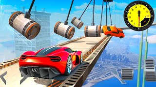 Các pha nguy hiểm đua xe ô tô GTAA - Lái xe 3D đóng thế ô tô thể thao thực sự không thể thực hiện screenshot 3