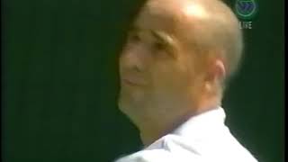 Agassi vs Burgsmuller Wimbledon 2003