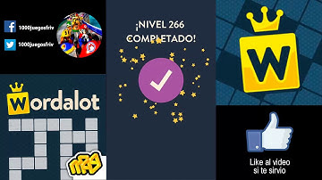 Wordalot Nivel 261, 262, 263, 264, 265, 266, 267, 268, 269 y 270