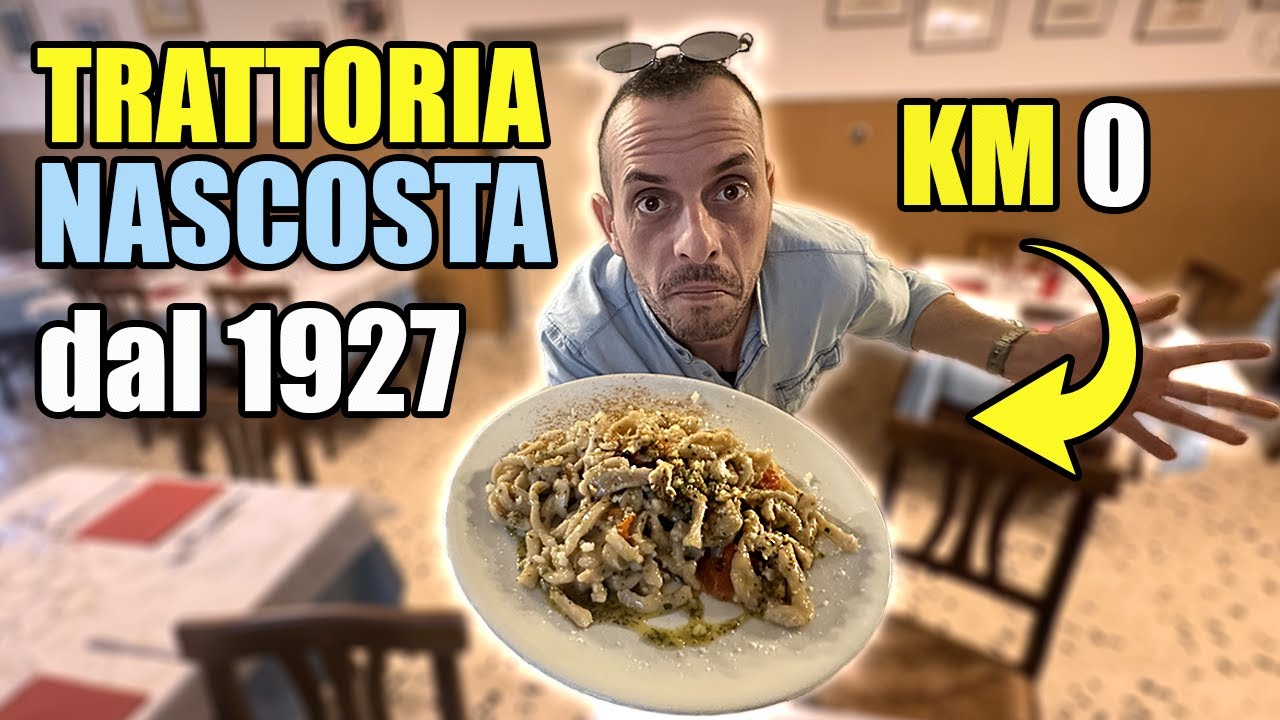 TRATTORIA NASCOSTA in UMBRIA con 100 ANNI DI STORIA !!!