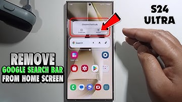 How to Remove Google Search Bar from Home Screen on Samsung Galaxy S24/S24+/S24 Ultra