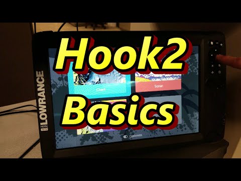 How to use a Lowrance Hook 2 FishFinder/GPS Combo - Basics Part 1