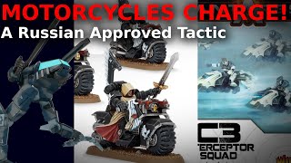 Space Marines Charging on Motorcycles!  Has any military actually tried this?