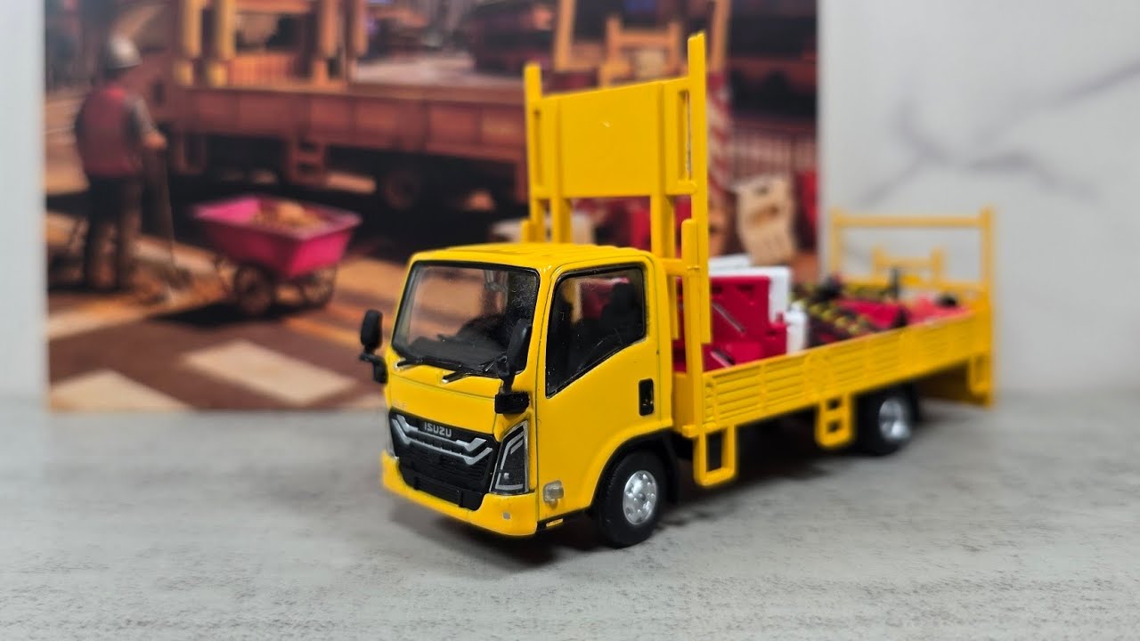 DBGT 1/64 Isuzu ELF Works Vehicle いすゞ・エルフ - YouTube