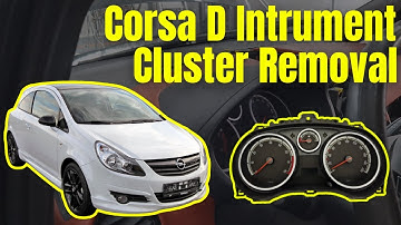 How to Remove Instrument Cluster | Opel/Vauxhall Corsa D (2006–2014)