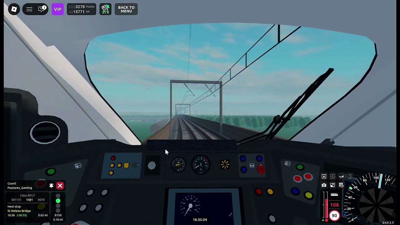 [V2.2.5] Driving Stepford Express Class 801 Leighton City - Stepford Central