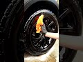 Meguiars hot shine tire dressing application