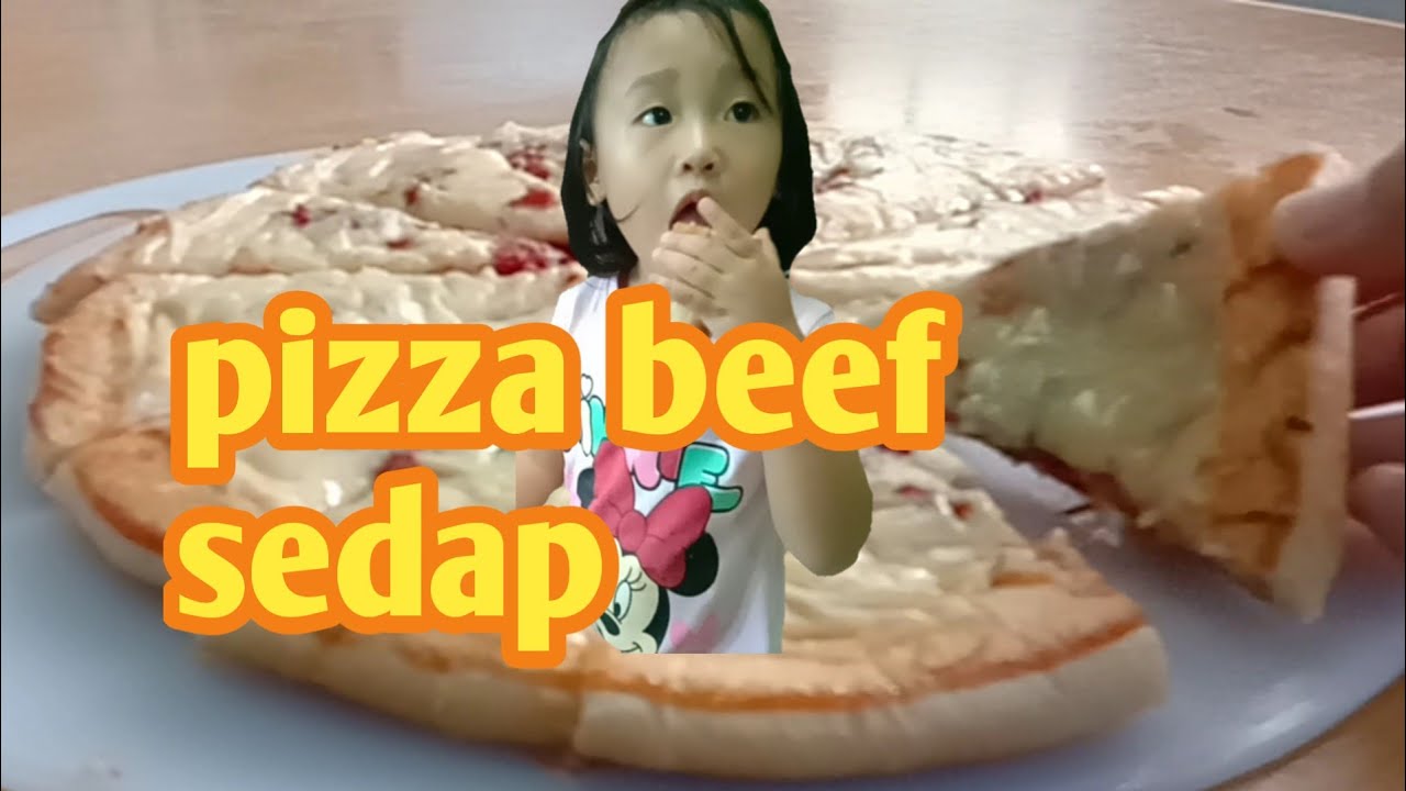 Pizza beef pizza homemade - YouTube