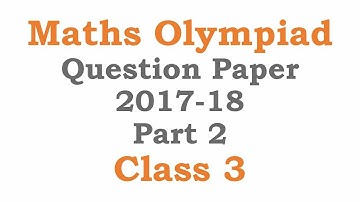 IMO Maths Olympiad Class 3 Solved Questions Set A Part 2