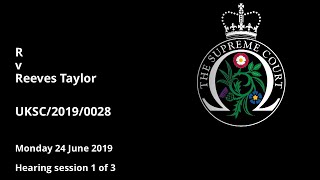 R v Reeves Taylor