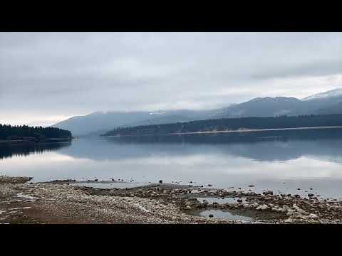 4K Winter Walk By The Lake