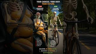 Move more, sit less 🚴‍♂️ Your daily choices shape your health. Start today! #shorts.