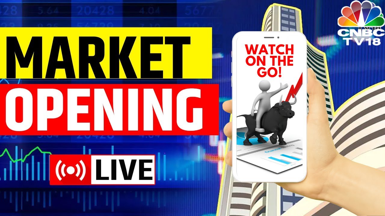 Market Opening LIVE | Mobile Livestream |  Nifty Opens At 21,950, Sensex Down 300 Points | N18L