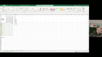 Using excel for raw data tables, averages, standard deviation, and counting Final