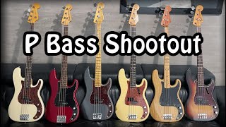 P bass Shootout | Sound Comparison | Blind Test