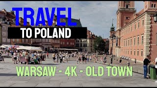 Путешествие в Польшу-Варшава-4K-Старый город-2023