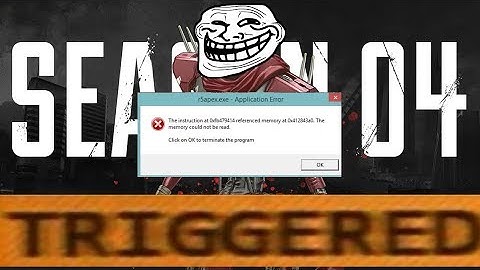 APEX.EXE HAS STOPPED WORKING