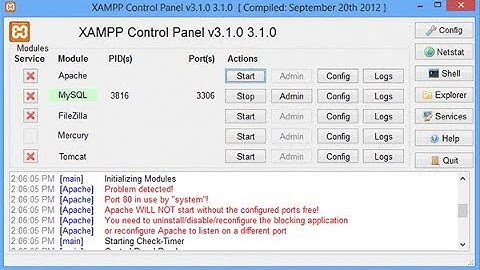 XAMPP Port Error: Port 80 in use and Apache Shutdown unexpectedly | Universal Developer