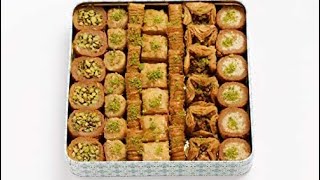 Eatting Turkish Baklawa.