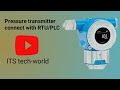 How to connect pressure transmitter to plc