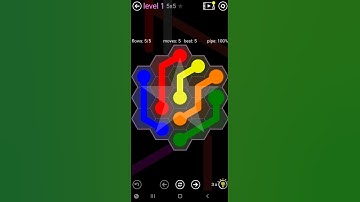 How To Solve Flow Free Hexes Flower Pack Level 1 Easy 5x5 Board Walk Through Solution Walkthrough