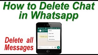 व्हाट्सएप में चैट कैसे डिलीट करें! screenshot 5