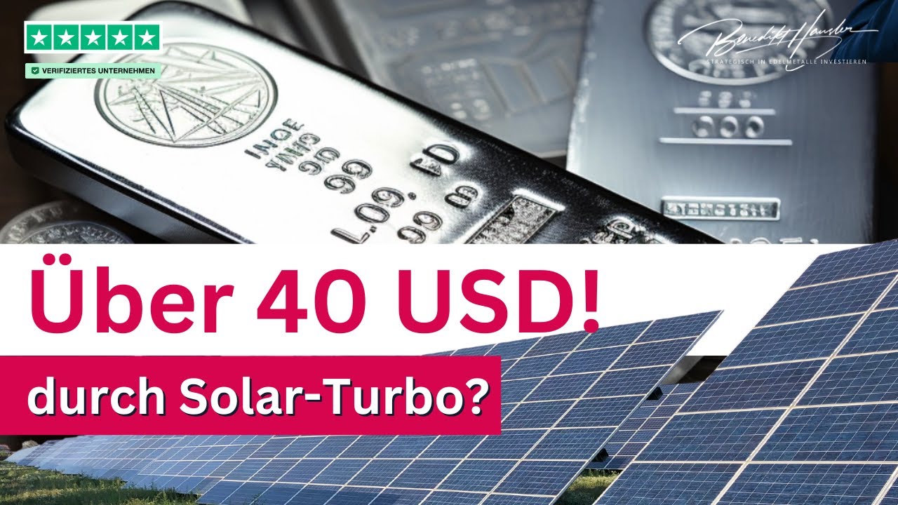 Silber-Nachfrage ungebremst! Lässt massive Solarproduktion SILBER neue Rekorde erreichen?