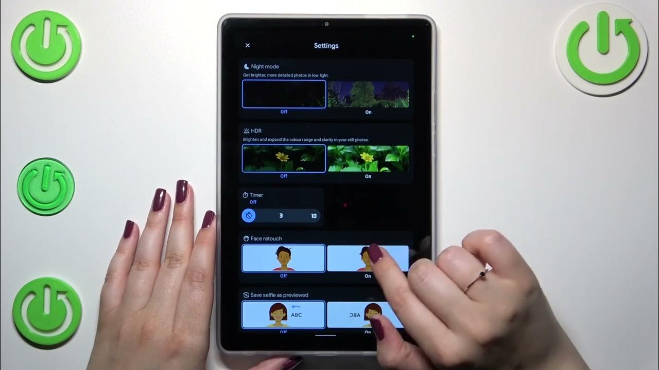 How to Enable Camera Timer on LENOVO Tab M9 Set Snap Timer YouTube
