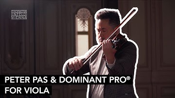 LISTEN TO PETER PAS & DOMINANT PRO® FOR VIOLA