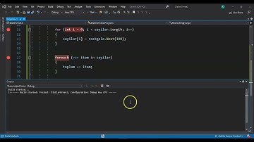 18 C# Diziler Örnekler