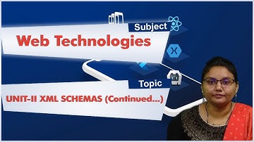 LEC17| Web Technologies| UNIT-II XML SCHEMAS (Continued...)  By Dr.N. Shirisha