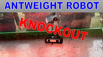 Antweight Battlebot Fight KNOCKOUT! Antweight Combat Robot Fight