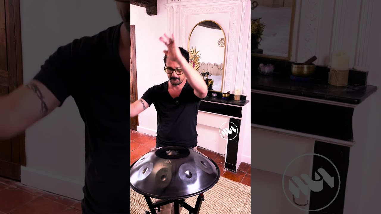 Short 3/3 Tutoriel d'Indépendance sur Handpan Spacedrum Nitro Celtic 14 Notes en Ré Mineur
