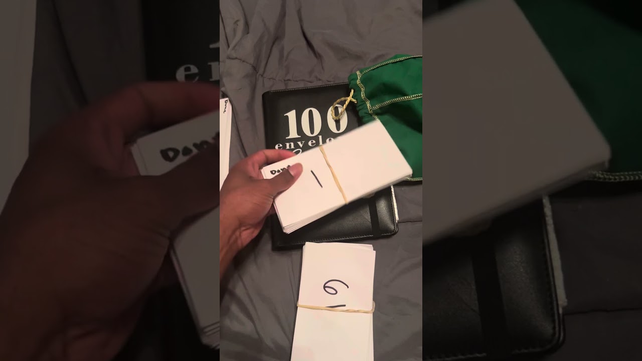 100 envelope challenge times x2 and also the $500 in 30days challenge as well