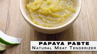 Papaya Paste - Natural Meat tenderizer - How to make & store papaya paste screenshot 4