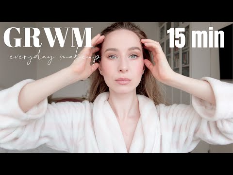 GRWM | макияж на каждый день за 15 минут | крашусь новой косметикой