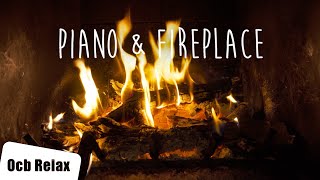 Relaxing Piano Music and Fireplace 24/7 - Sleep, Meditate, Study, Relax, Stress Relief
