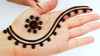latest Mehendi design front hand Simple Henna designs 2021 - Easy Mehndi design for hands
