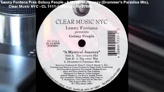 Lenny Fontana Pres Galaxy People - A Mystical Journey (Drummer's Paradise Mixl) (1996)
