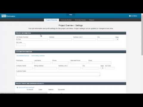 Organizing Your Estimate With Tasks in the Bluebook PRO Estimator