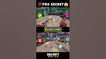 ✅Best Always Sprint Pro Settings in CODM BR 💯🔥Codmobile🤕CODM Pro Setting #shorts #codmbr #codm #ff